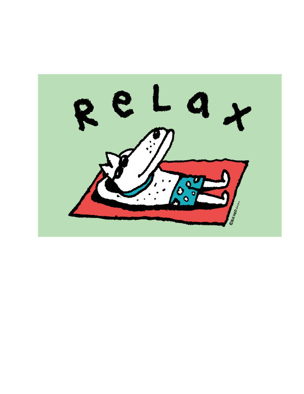 Relax Dog Sticker